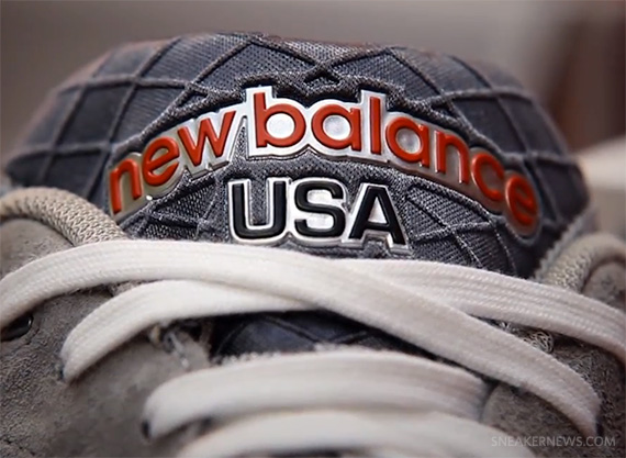 뉴발란스 신발에 새겨진 USA 로고 (출처: 뉴발란스)